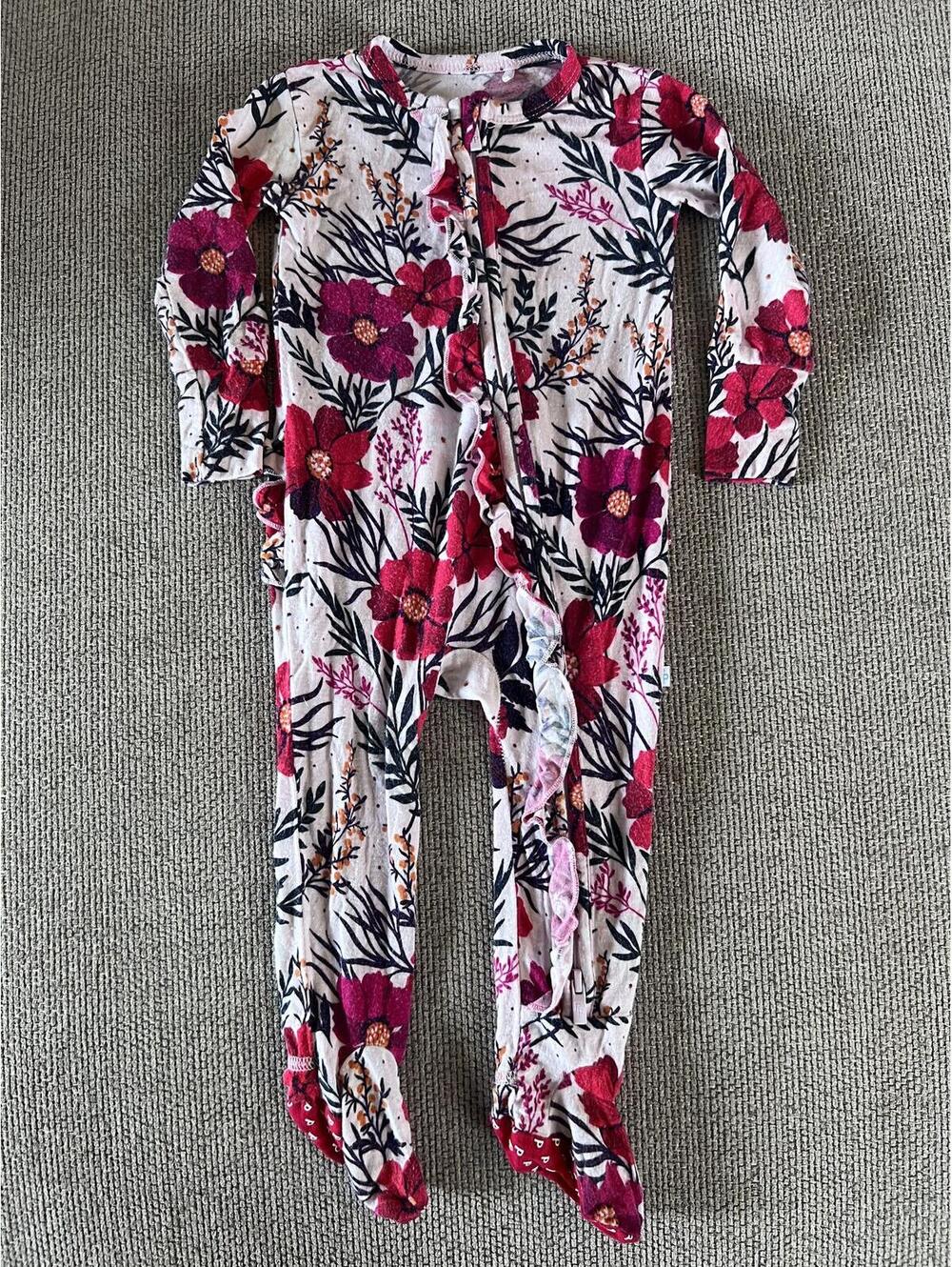 Posh Peanut Floral Footie Pjs